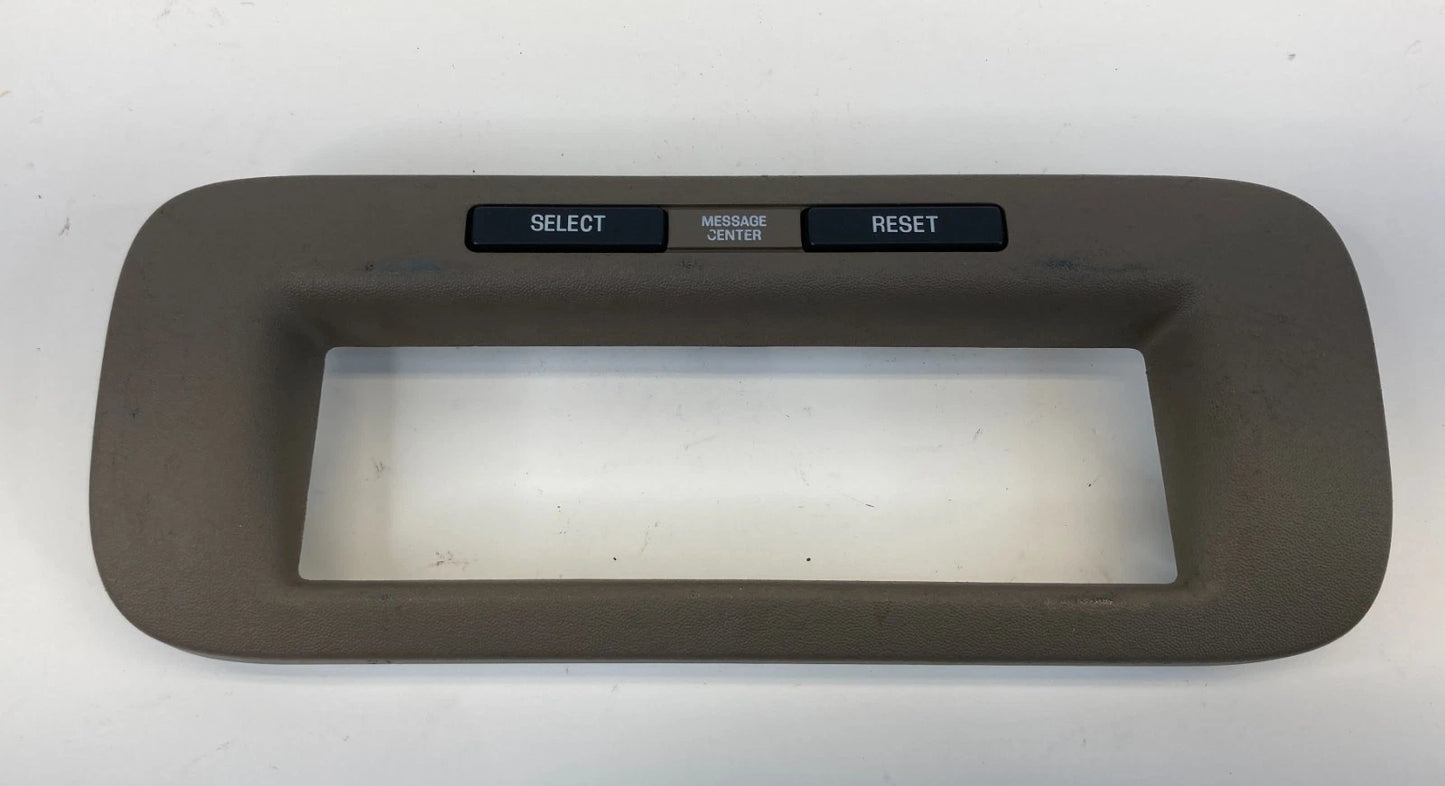1998-2002 LINCOLN TOWN CAR CLIMATE CONTROL A/C HEATER BEZEL TRIM OEM