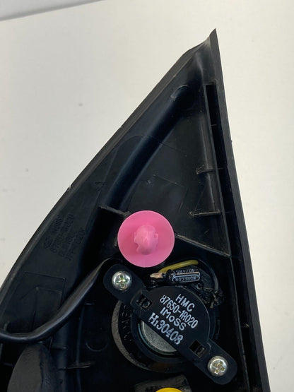 12-17 Hyundai Accent Front Left Door Tweeter w/ Corner Cover Trim 87650-1R020