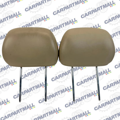 2009 2010 HYUNDAI SONATA FRONT LEFT & RIGHT SEAT HEADREST HEAD REST SET LEATHER