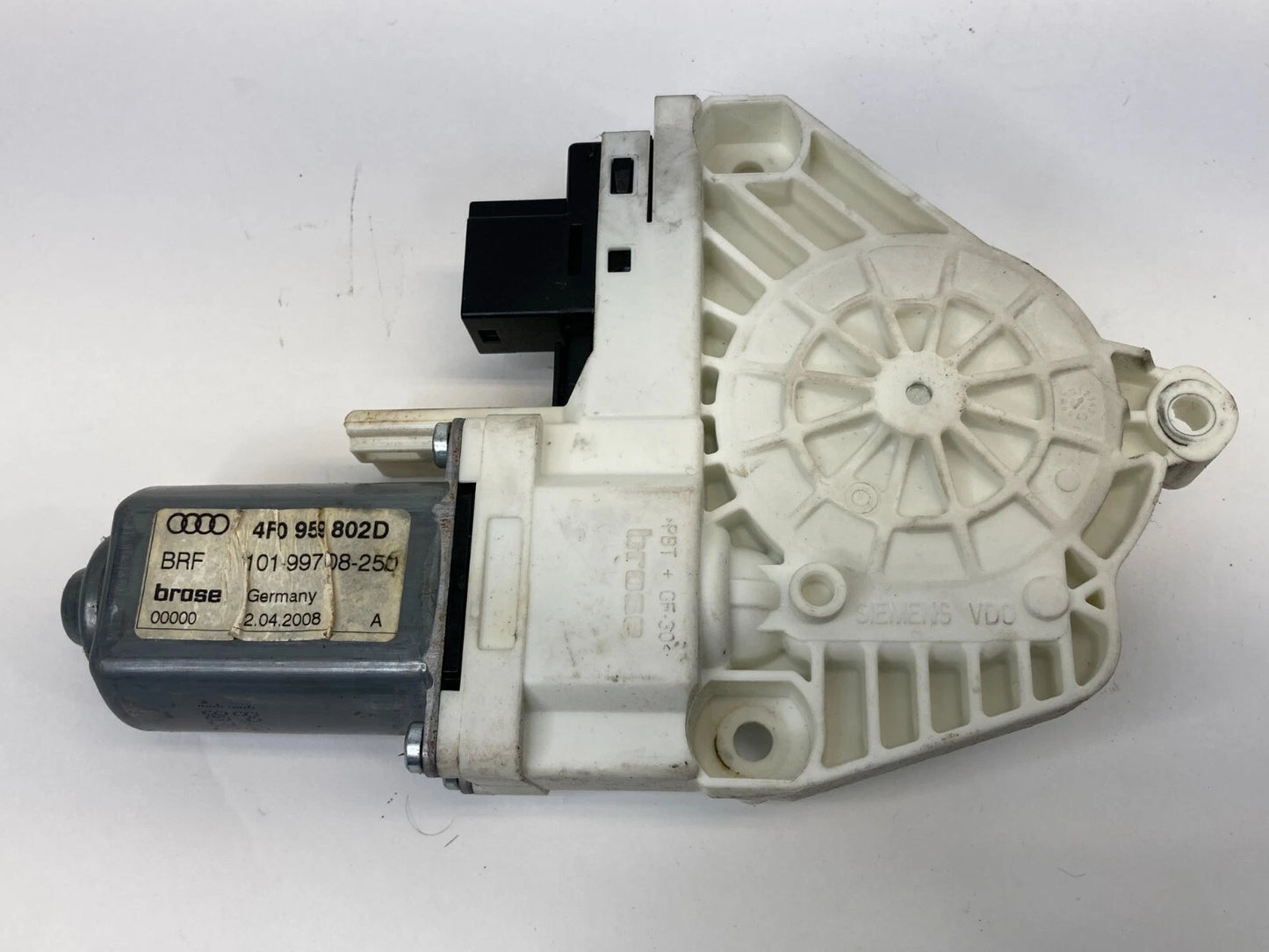 2006-2009 AUDI A6 FRONT RIGHT PASSENGER SIDE POWER WINDOW MOTOR 4F0-959-802D OEM