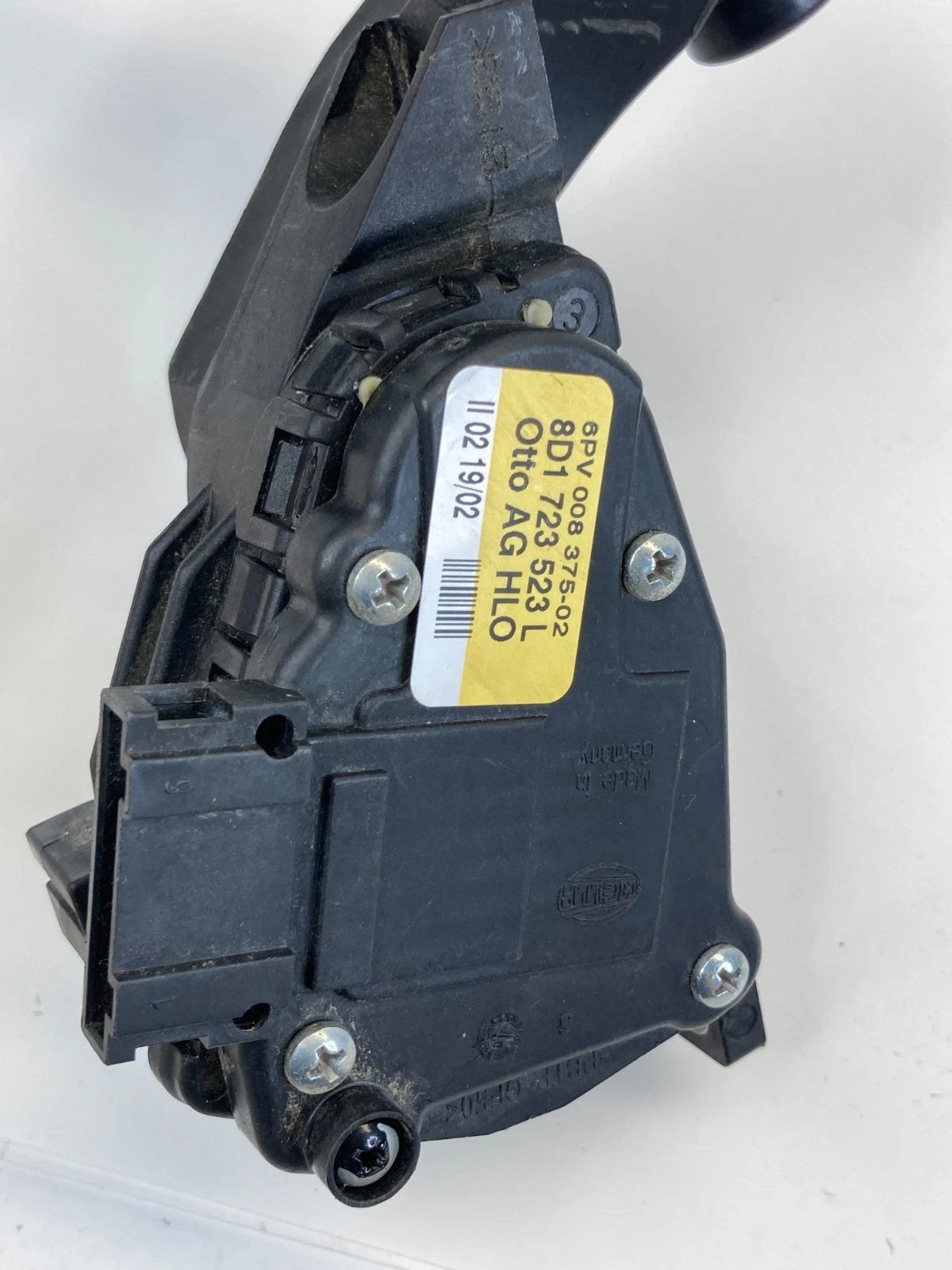 2002 AUDI A6 QUATTRO ACCELERATOR GAS PEDAL UNIT SENSOR ASSEMBLY 8D1-723-523L OEM