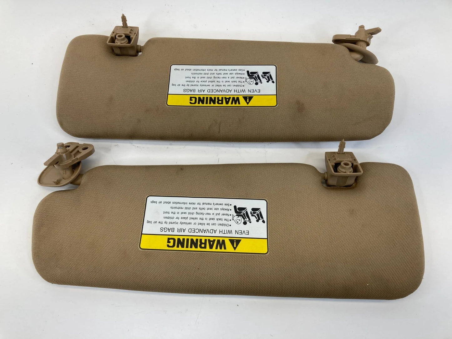 2011-2014 HYUNDAI SONATA LEFT & RIGHT SUNVISOR SUN VISOR PAIR OEM