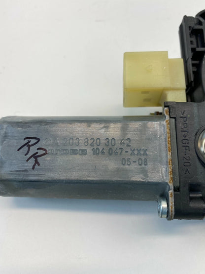 2006 2007 MERCEDES-BENZ C 280 REAR RIGHT SIDE DOOR POWER WINDOW MOTOR ASSEMBLY