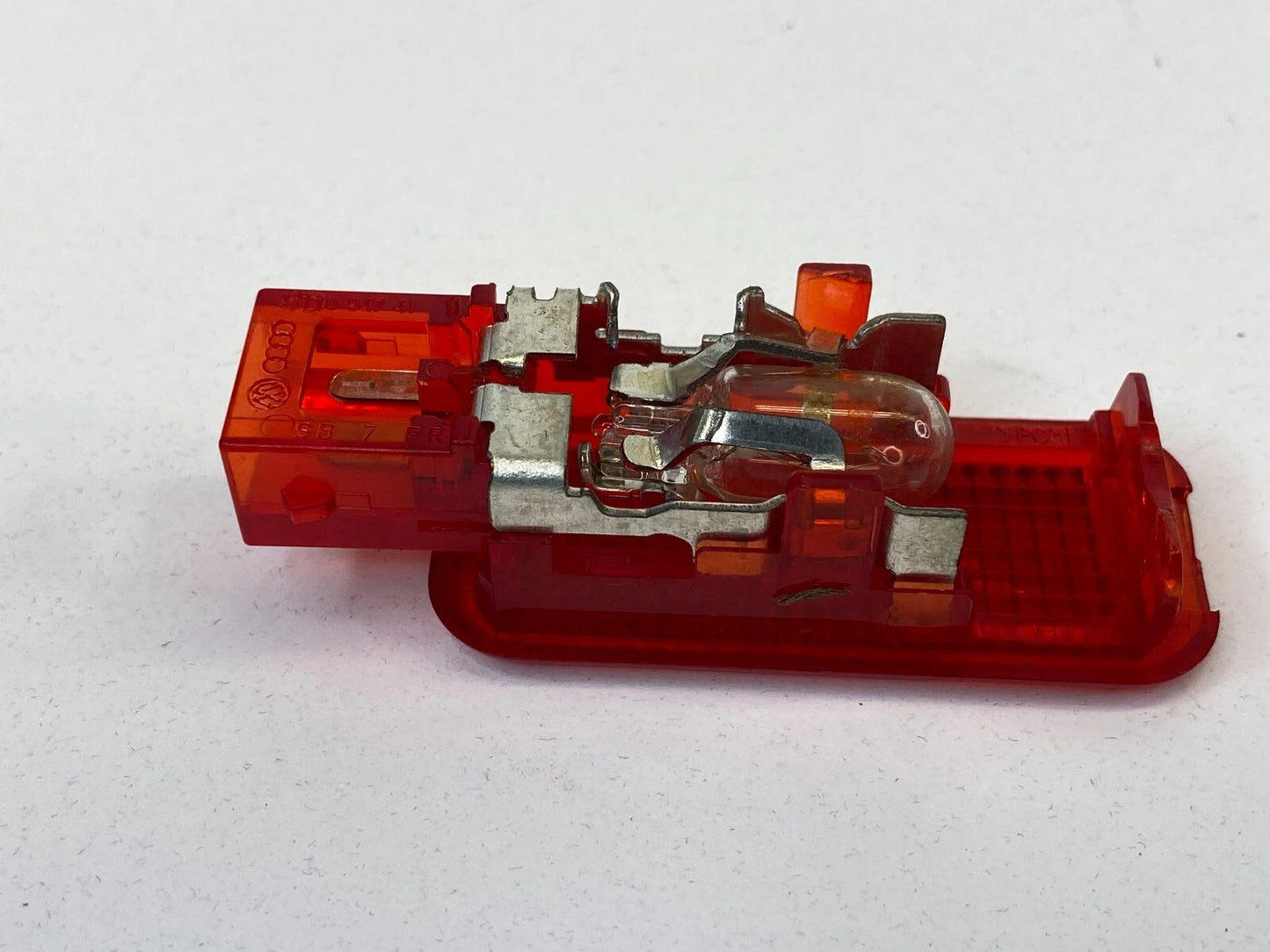 2002-2008 AUDI A4 FRONT LEFT DOOR PANEL WARNING LIGHT LAMP RED 8D094741 OEM