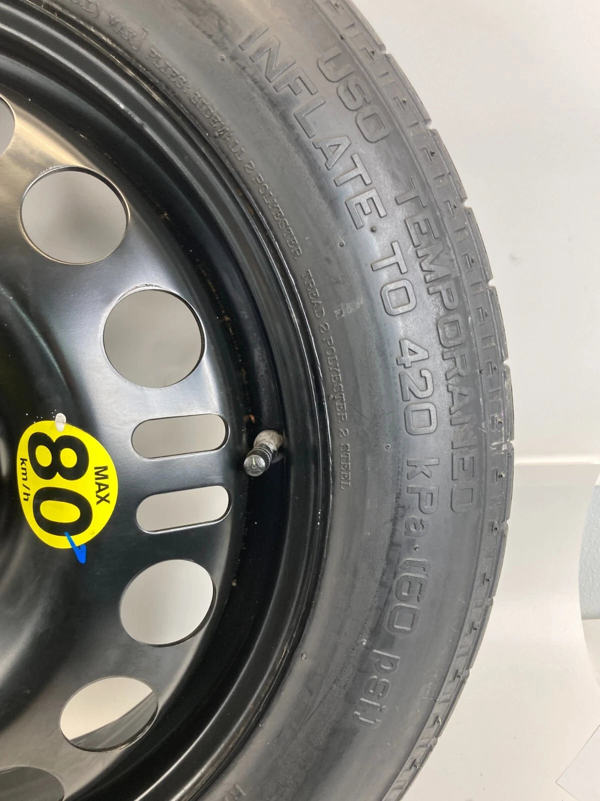 2003-2011 SAAB 9-3 COMPACT DONUT EMERGENCY SPARE TIRE RIM T125/85 R16 99M OEM