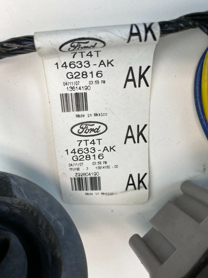 2007 2008 2009 2010 Ford Edge Rear Left Side Door Wiring Harness 7T4T-14633-AK