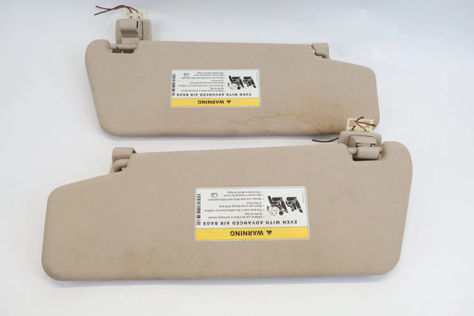 2014-2016 MERCEDES-BENZ E350 SUNVISOR SUN VISOR SET LEFT RIGHT W /VANITY MIRROR