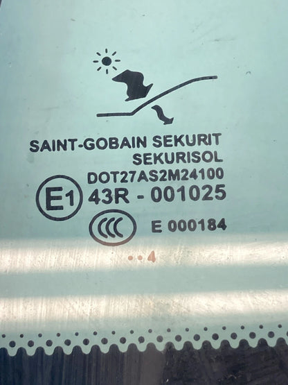 03-11 SAAB 9-3 REAR LEFT DRIVER SIDE DOOR VENT WINDOW QUARTER GLASS 12804489 OEM