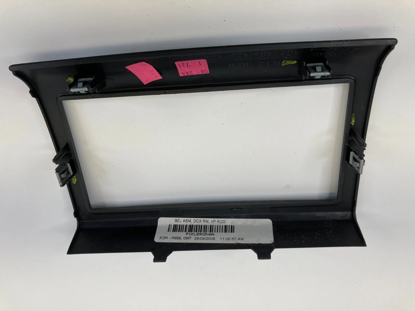 2009-2014 VOLKSWAGEN ROUTAN CENTER DASH PANEL RADIO COVER TRIM BEZEL 1KL89XDVAA