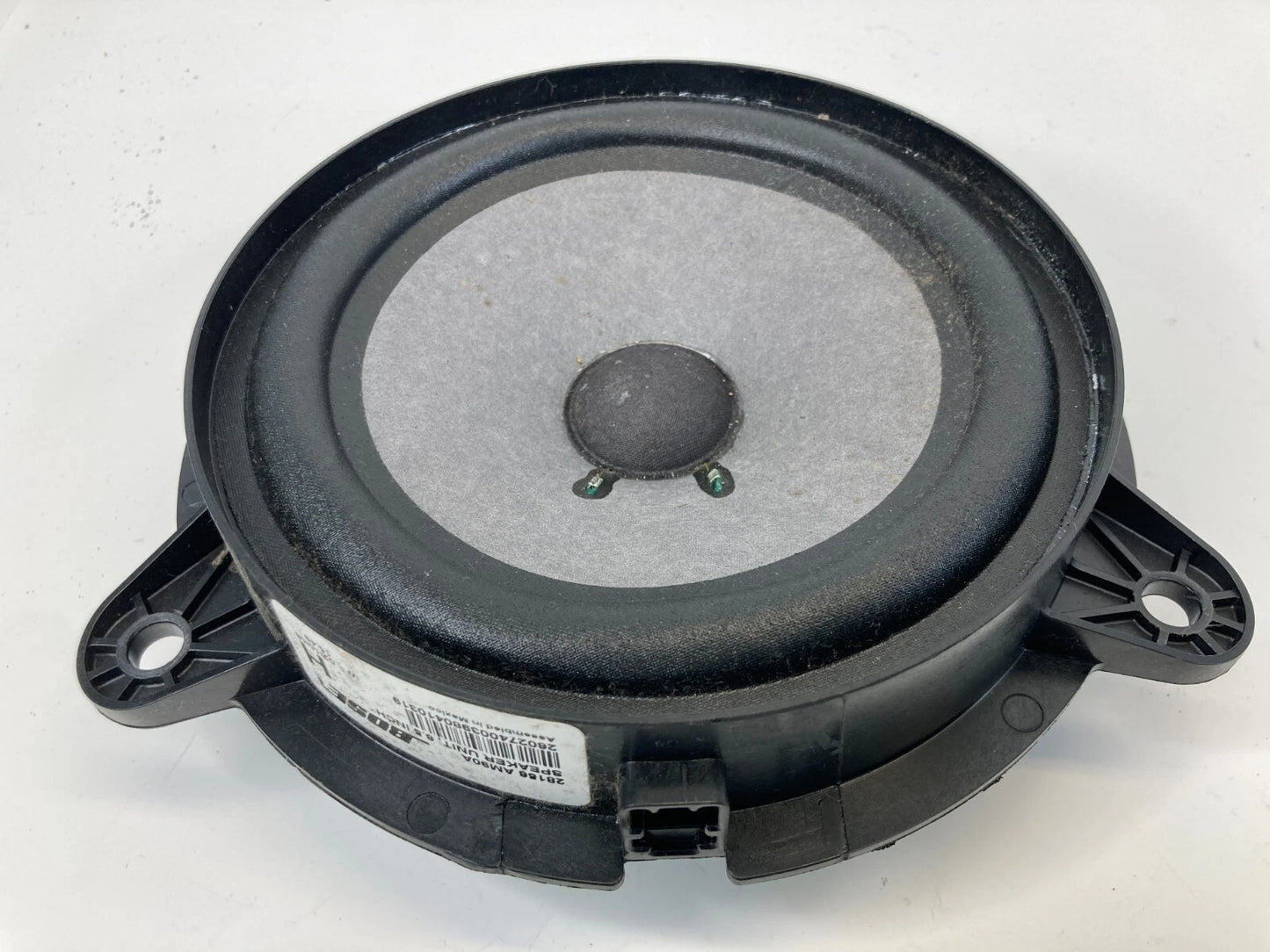 03-08 INFINITI G35 REAR LEFT SIDE DOOR SPEAKER AUDIO ONLY BOSE 28156-AM90A OEM