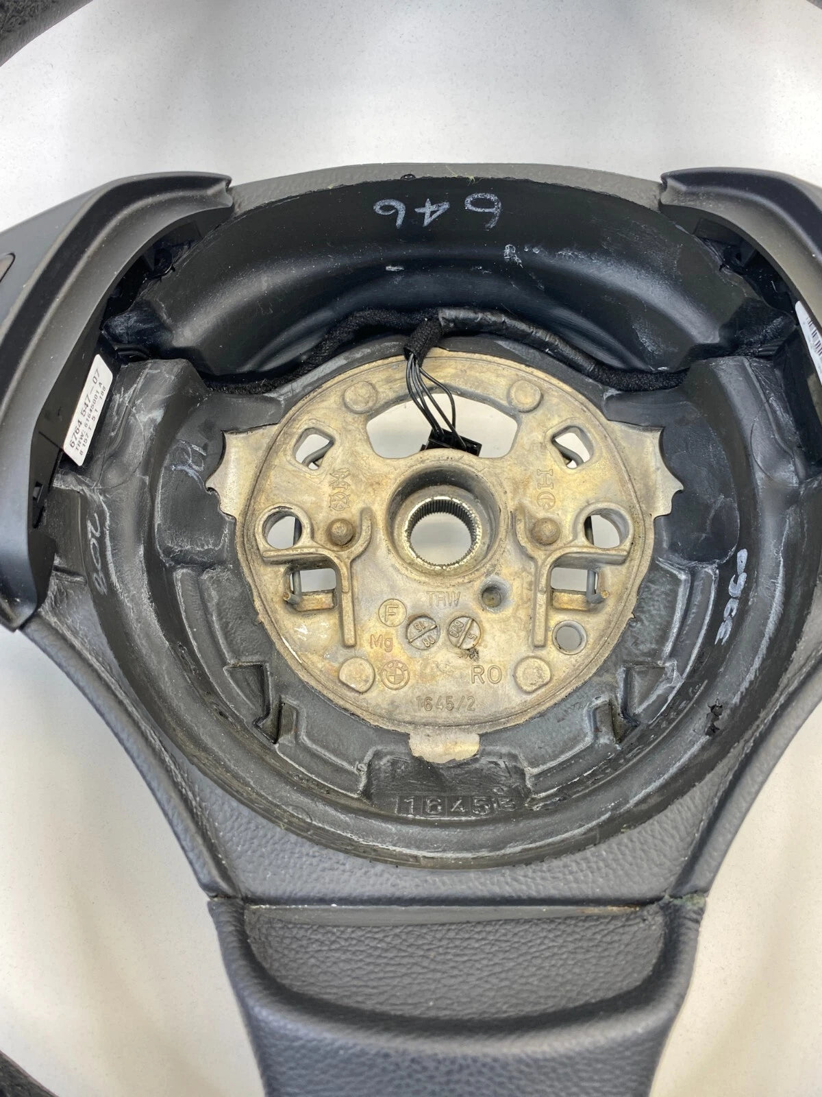 2007-2012 BMW 328I STEERING WHEEL W MULTI FUNTION CONTROL SWITCH 676454707 OEM