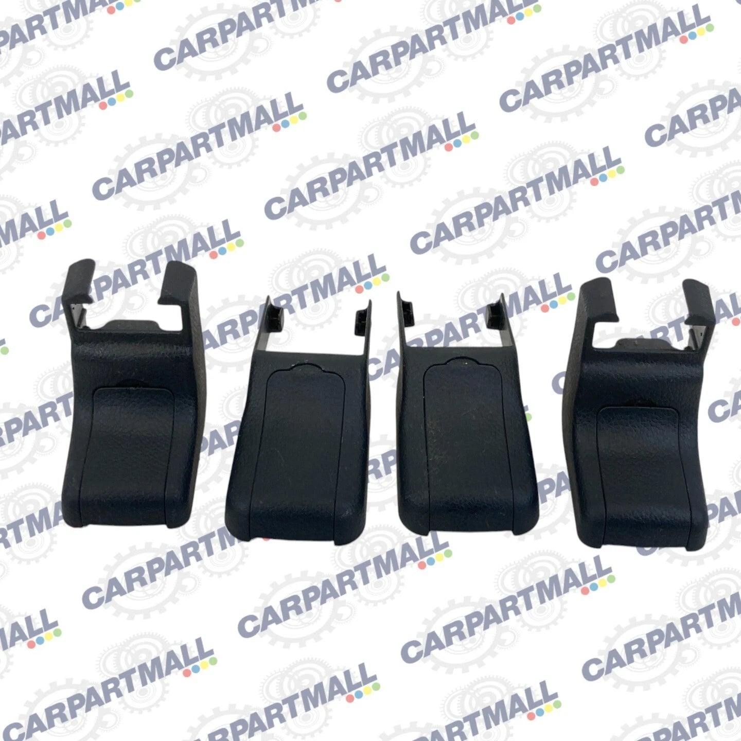 2013-2019 HYUNDAI SANTA FE FRONT LEFT SEAT TRACK END COVER TRIM SET OF 4 OEM
