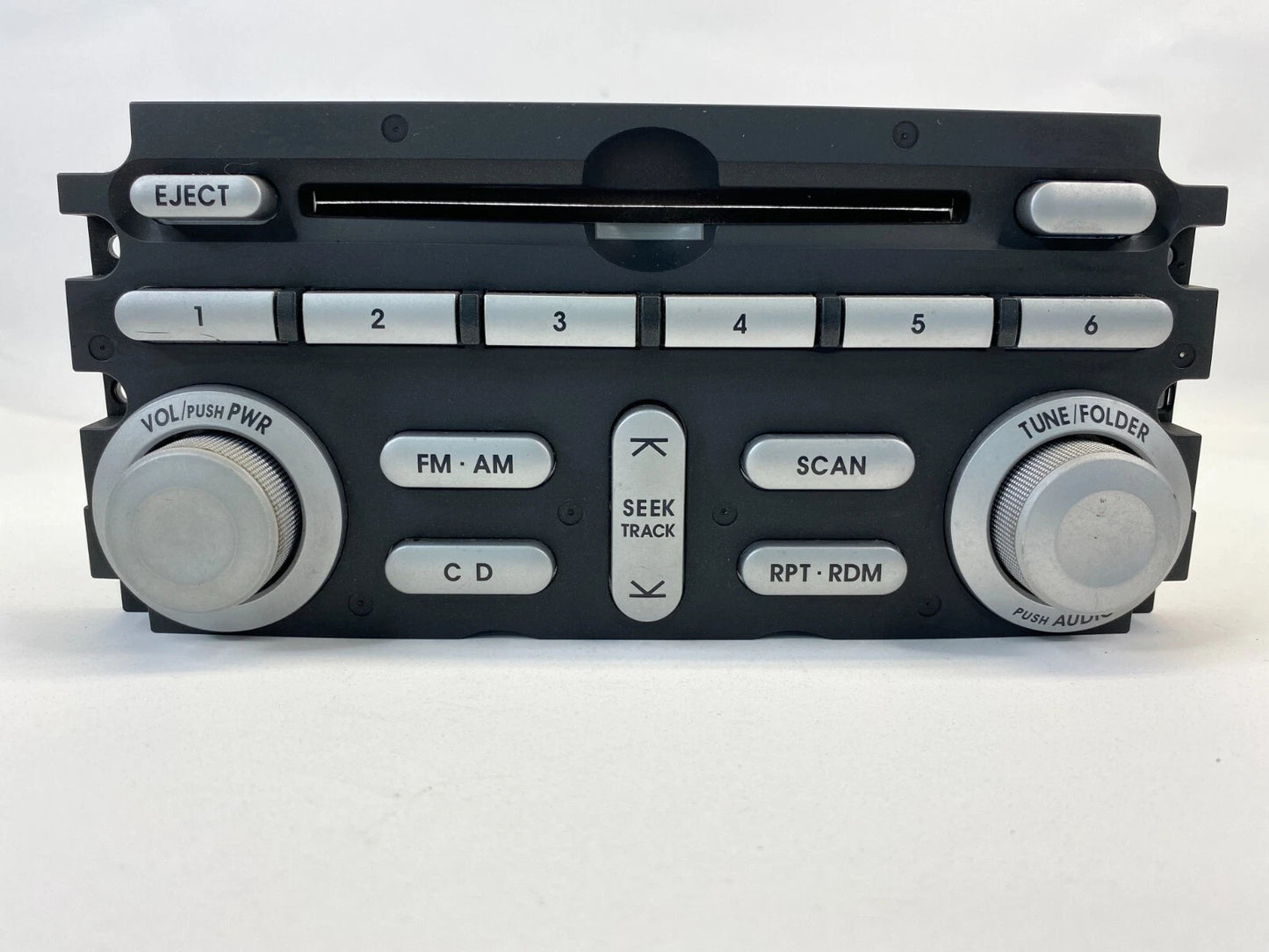 04 05 MITSUBISHI GALANT RADIO CD PLAYER CONTROL PANEL FACE PLATE 8002A247H OEM