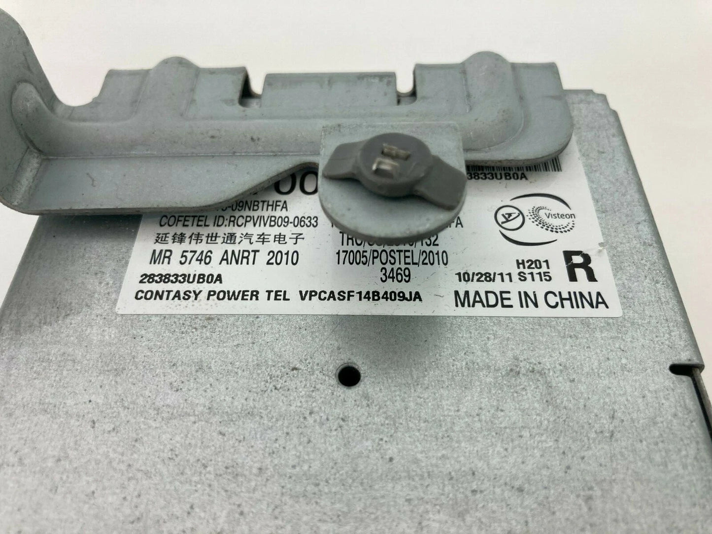 2011-2013 NISSAN ROGUE MOBILE PHONE COMMUNICATION CONTROL MODULE 283833UB0A OEM