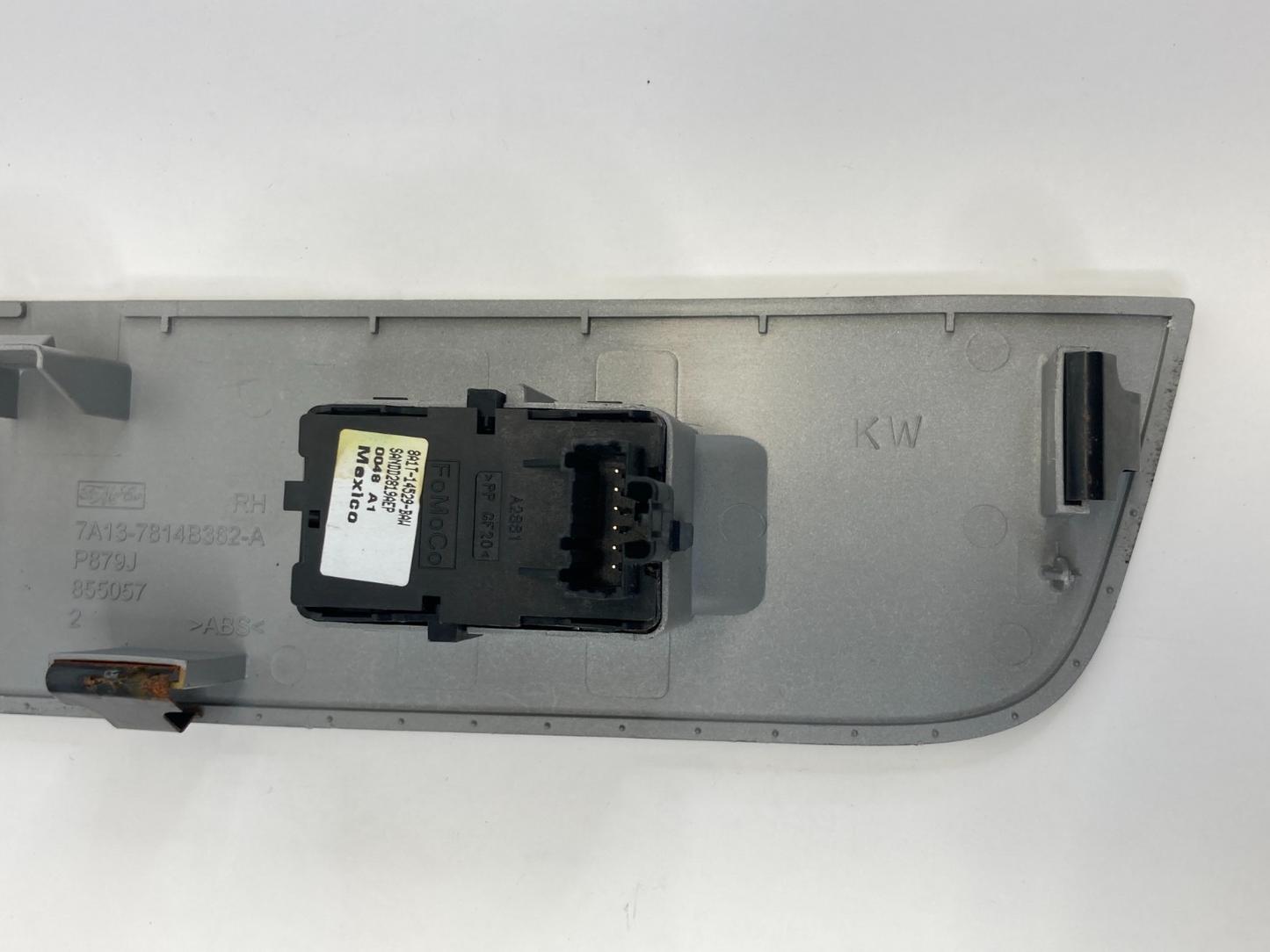 07-10 Lincoln MKX Front Right Side Door Window Switch w/Bezel 7A13-7814B362-A