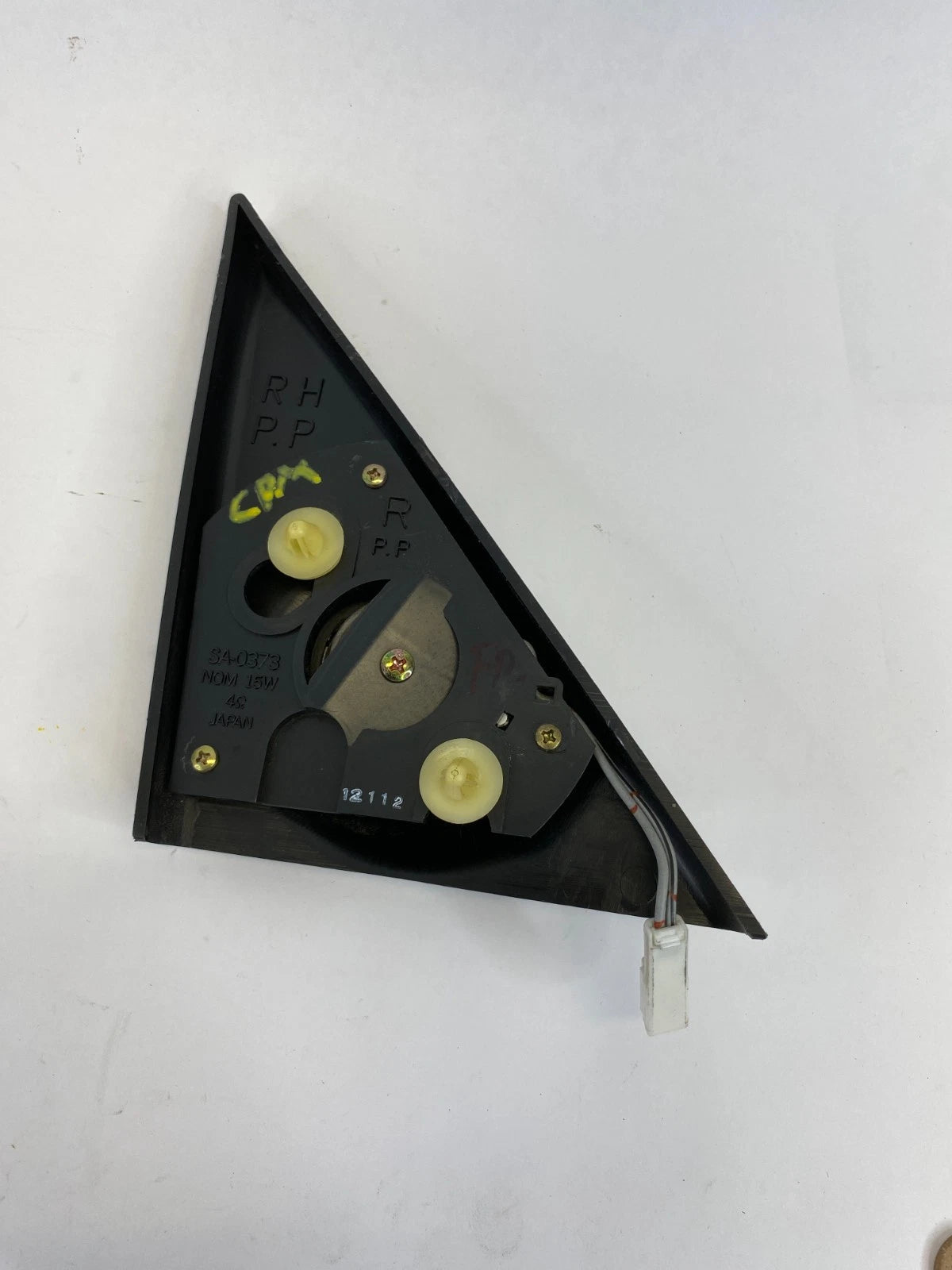 1998-2002 ISUZU TROOPER FRONT RIGHT DOOR TWEETER SPEAKER TRIANGLE COVER OEM
