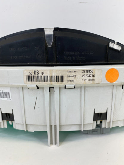 04-06 Saturn Vue Dash Instrument Cluster Speedometer Gauges UNK Miles 22723716