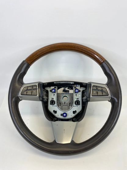 09-14 CADILLAC CTS STEERING WHEEL W/ AUDIO CONTROL SWITCHES COCOA 25993793 OEM
