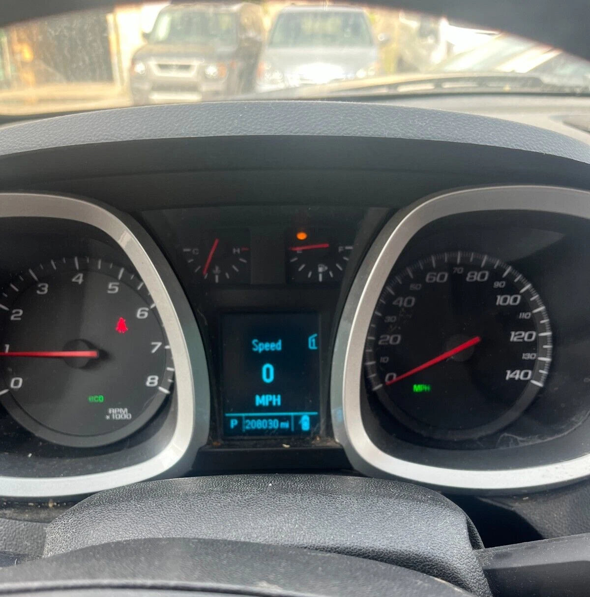 2012 CHEVROLET EQUINOX 2.4L AT INSTRUMENT CLUSTER SPEEDOMETER 208K 20907580 OEM