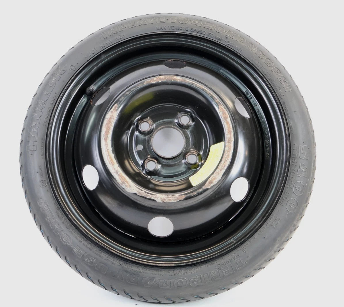 2006-2011 ACCENT KIA RIO SPARE TIRE WHEEL RIM COMPACT DONUT T115/70/D15 90M OEM