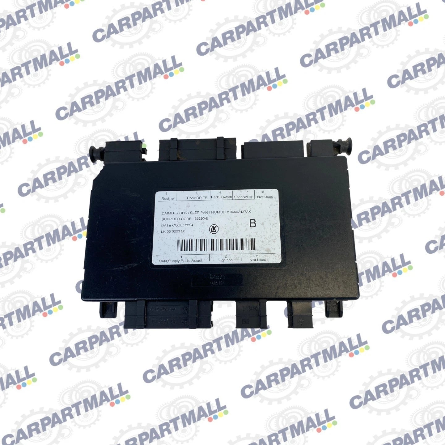 05-10 GRAND CHEROKEE COMMANDER FLOOR MOUNTED SEAT MEMORY CONTROL MODULE 4602437A