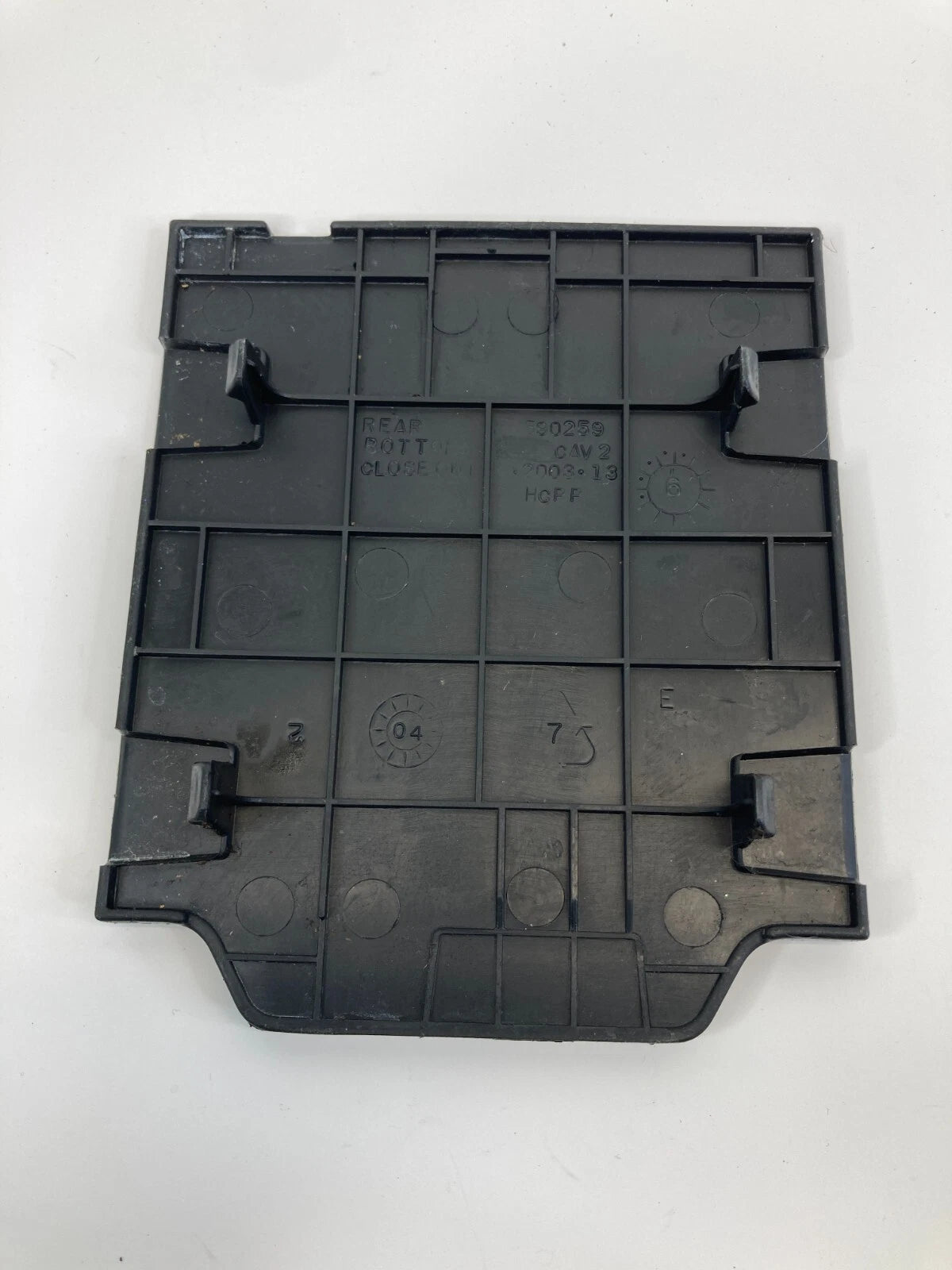 2004-2012 MITSUBISHI GALANT CENTER CONSOLE FLOOR PLATE MAT INSERT MR590259 OEM