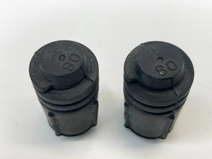 2004-2008 ACURA TL FRONT HOOD RUBBER CUSHION STOPPER BUMPER PAIR SET OEM