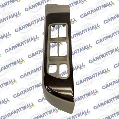2002 NISSAN PATHFINDER FRONT LEFT FR LH SIDE DOOR MASTER WINDOW SWITCH BEZEL OEM
