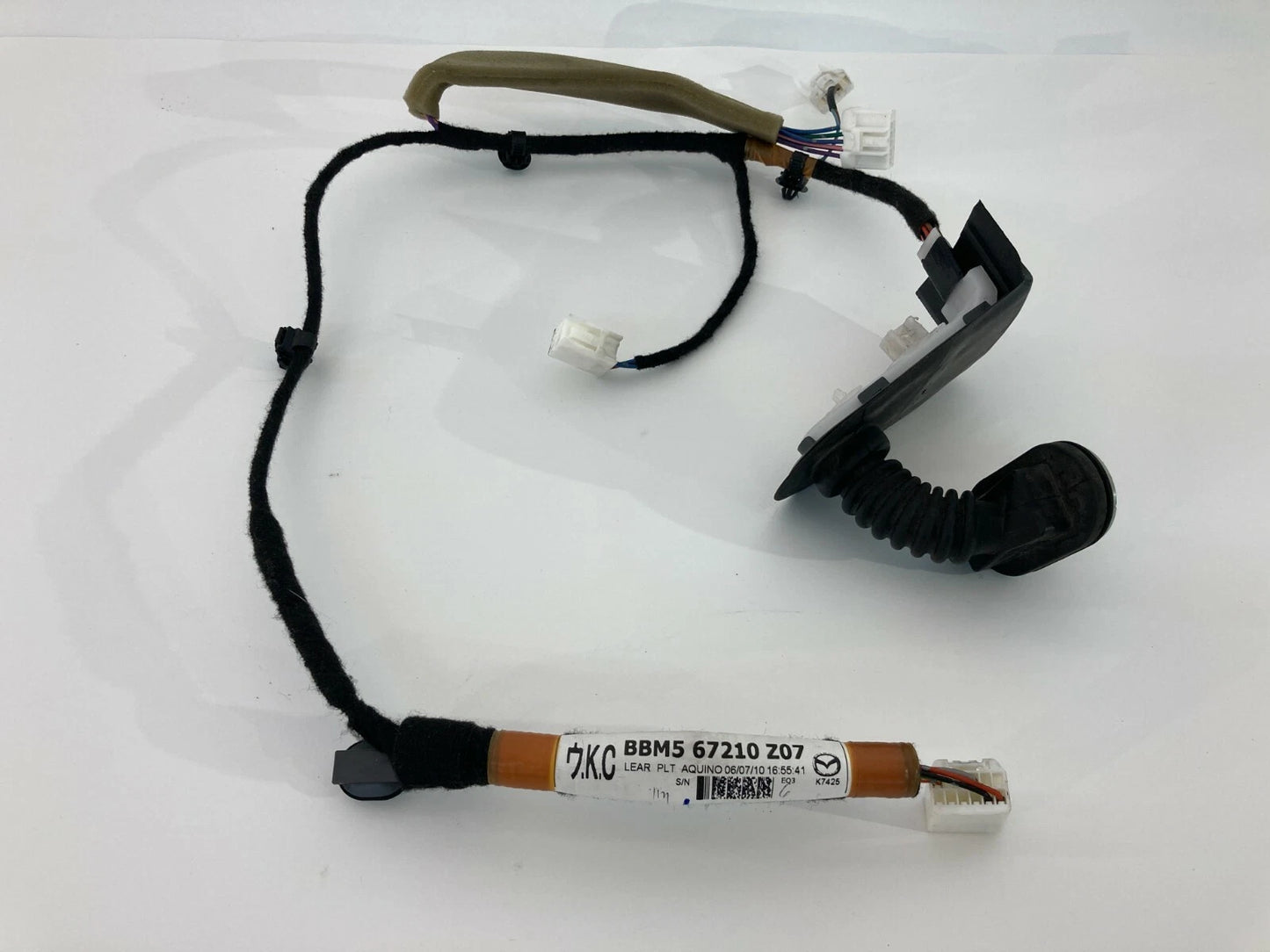 2010-2013 MAZDA 3 REAR RIGHT PASSENGER SIDE DOOR WIRE WIRING HARNESS CABLE OEM