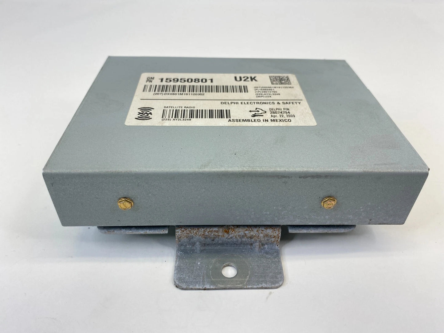 2006-2009 CHEVROLET EQUINOX SATELLITE RADIO RECEIVER MODULE PART 15950801 OEM
