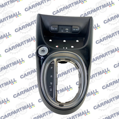 14-19 KIA SOUL CENTER CONSOLE A/T SHIFTER BEZEL TRIM W/ START BUTTON 84630-B2000