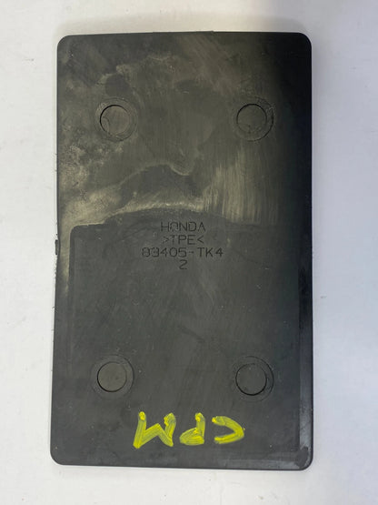 2009-2014 09-14 ACURA TL CENTER CONSOLE RUBBER MAT TRAY BLACK 83405-TK4 OEM