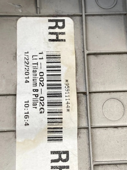 11-16 CHEVROLET CRUZE FRONT RIGHT PASSENGER SEAT BELT RETRACTOR & COVER