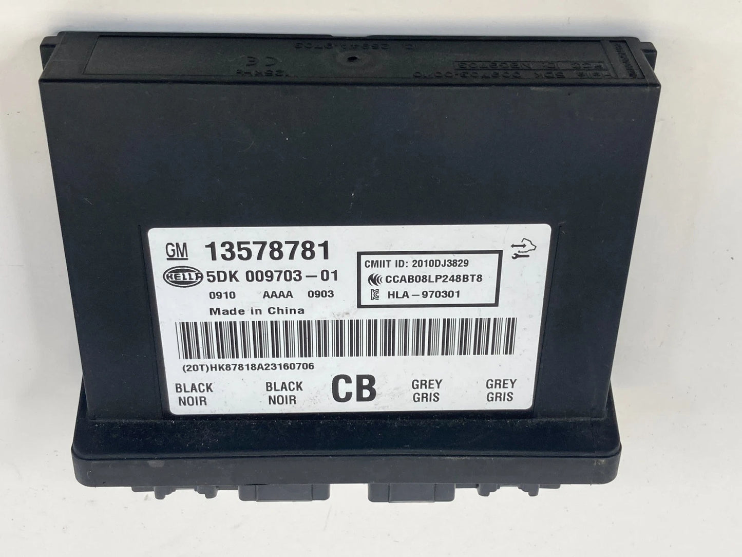 2011-2016 BUICK LACROSSE KEYLESS ENTRY CONTROL MODULE UNIT OEM 13578781