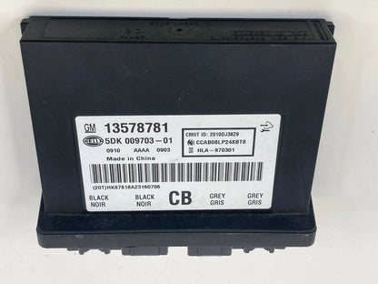 2011-2016 BUICK LACROSSE KEYLESS ENTRY CONTROL MODULE UNIT OEM 13578781