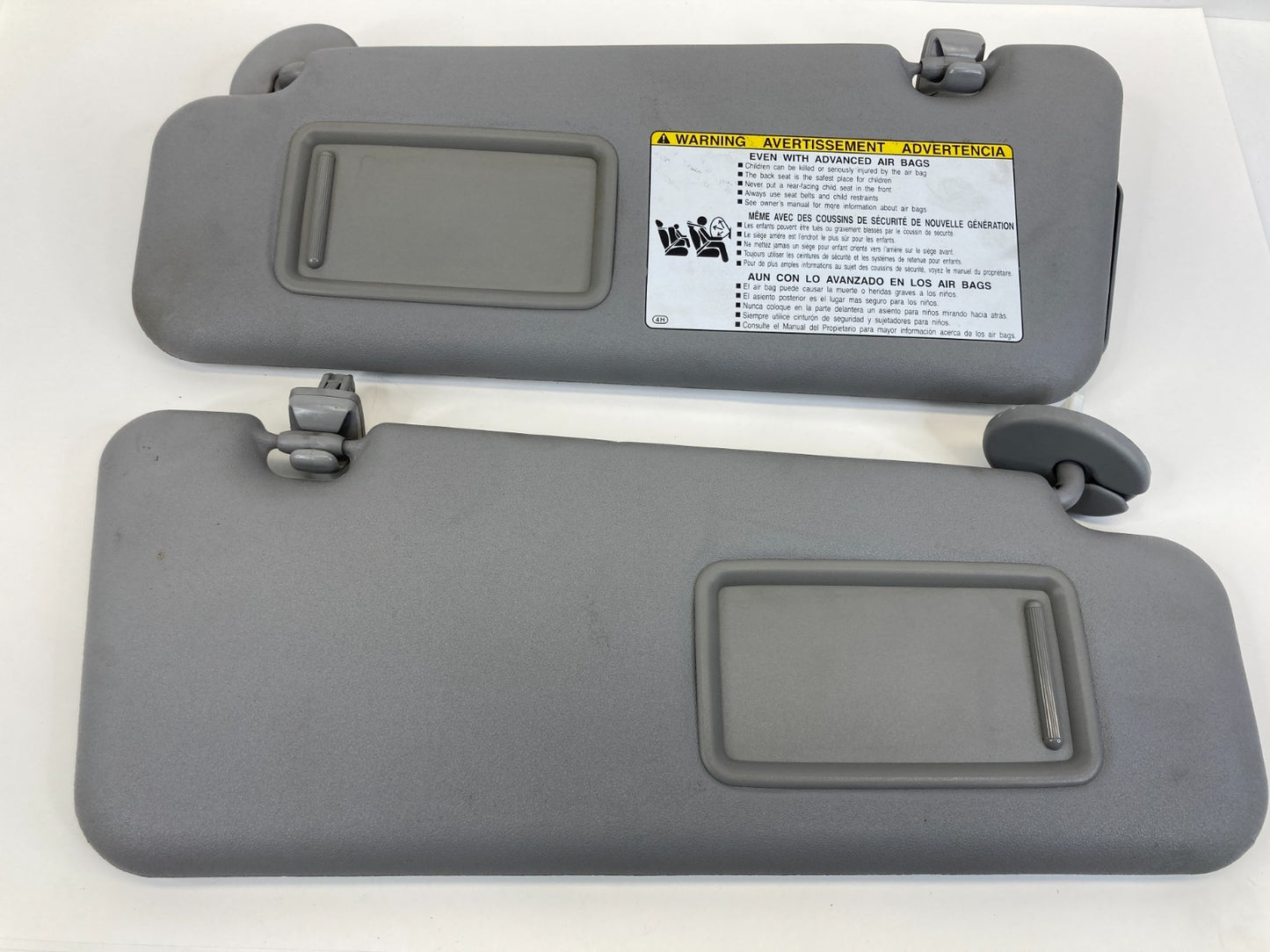 2008-2010 Toyota Highlander Roof Left & Right Sunvisor Sun Visor Shade Pair Set