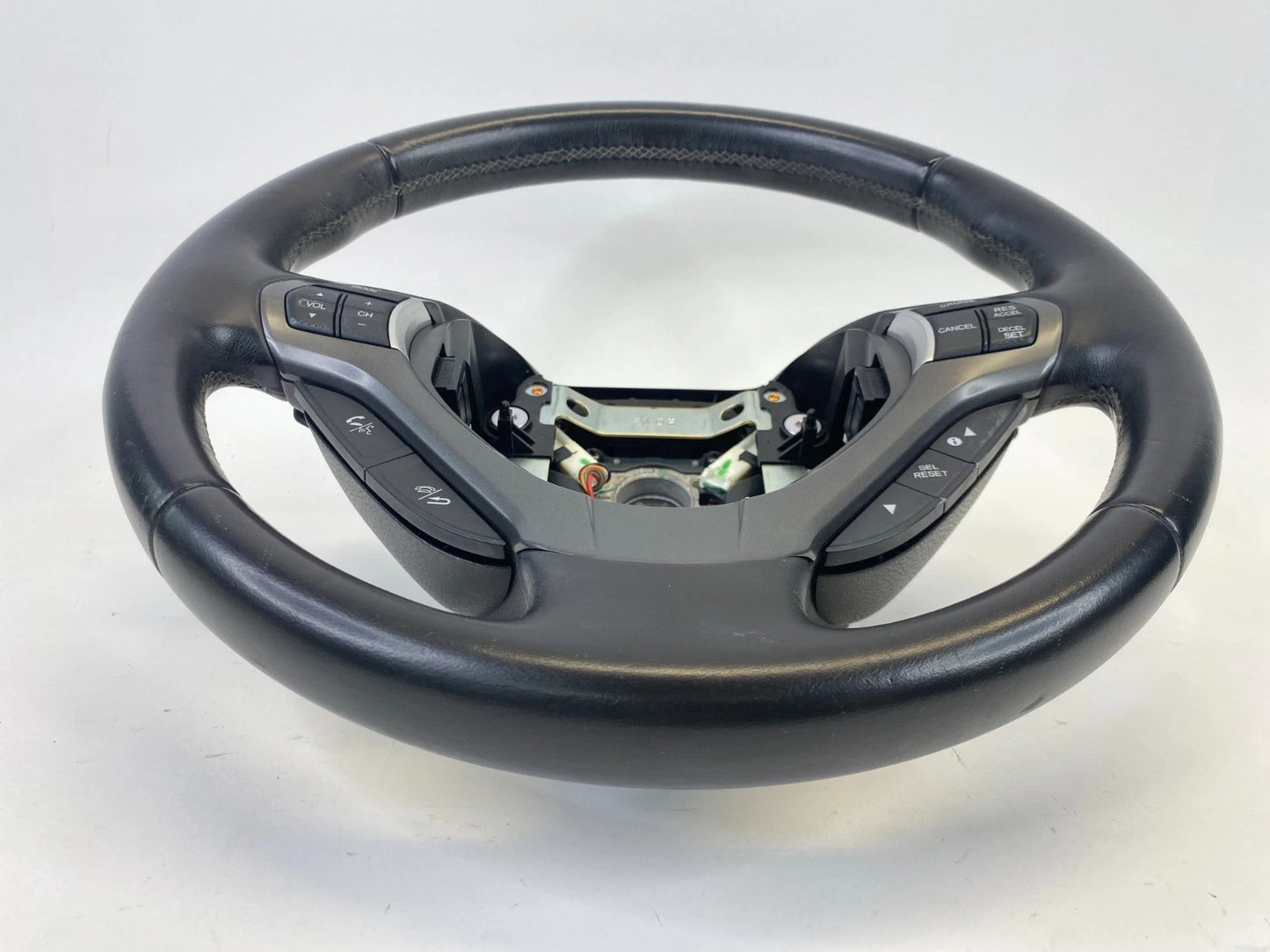 2009-2014 ACURA TSX STEERING WHEEL W/ CRUISE & AUDIO PADDLE SHIFT LEATHER OEM