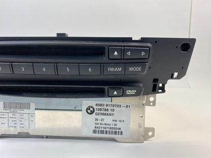 2008 2009 BMW 550i Radio AM/FM DVD Navigation CD Player 65839170703-01 OEM