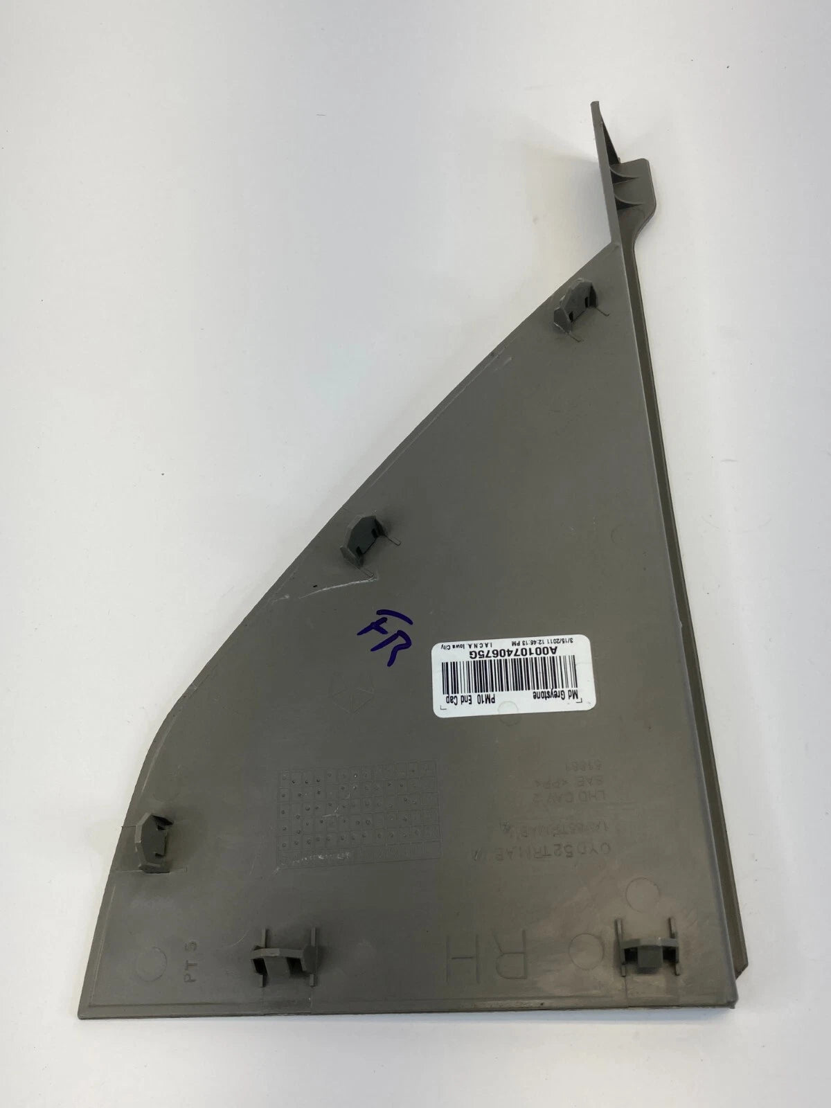 2009-2012 DODGE CALIBER FRONT RIGHT DASH END CAP COVER TRIM 0YD52TRMAB OEM