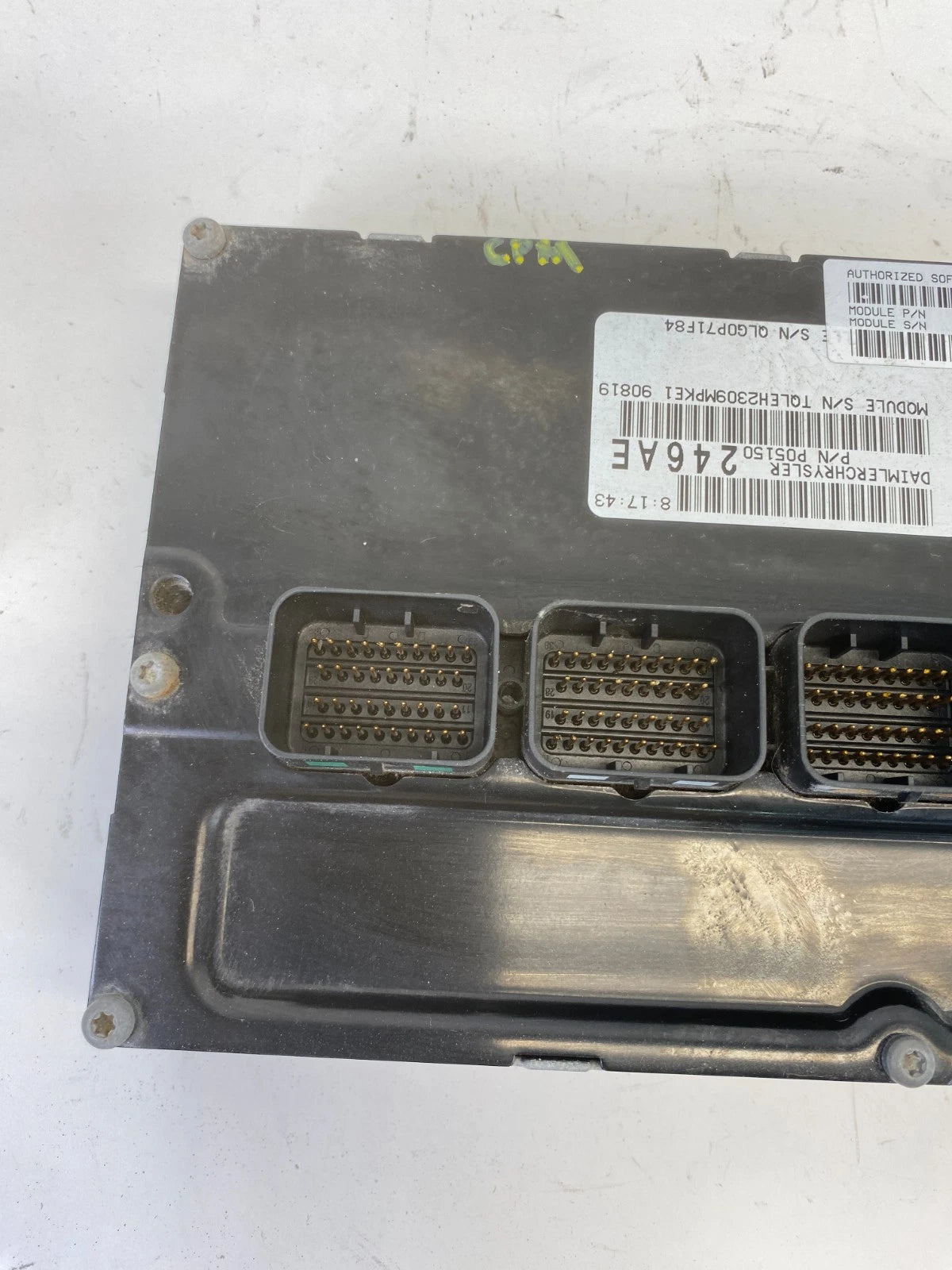 2010 CHRYSLER 300 2.7L V6 24V ENGINE COMPUTER CONTROL MODULE UNIT 68054113AC OEM