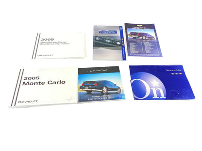2005 CHEVROLET MONTE CARLO OWNERS MANUAL WARRANTY ASSISTANCE INFORMATION GUIDE