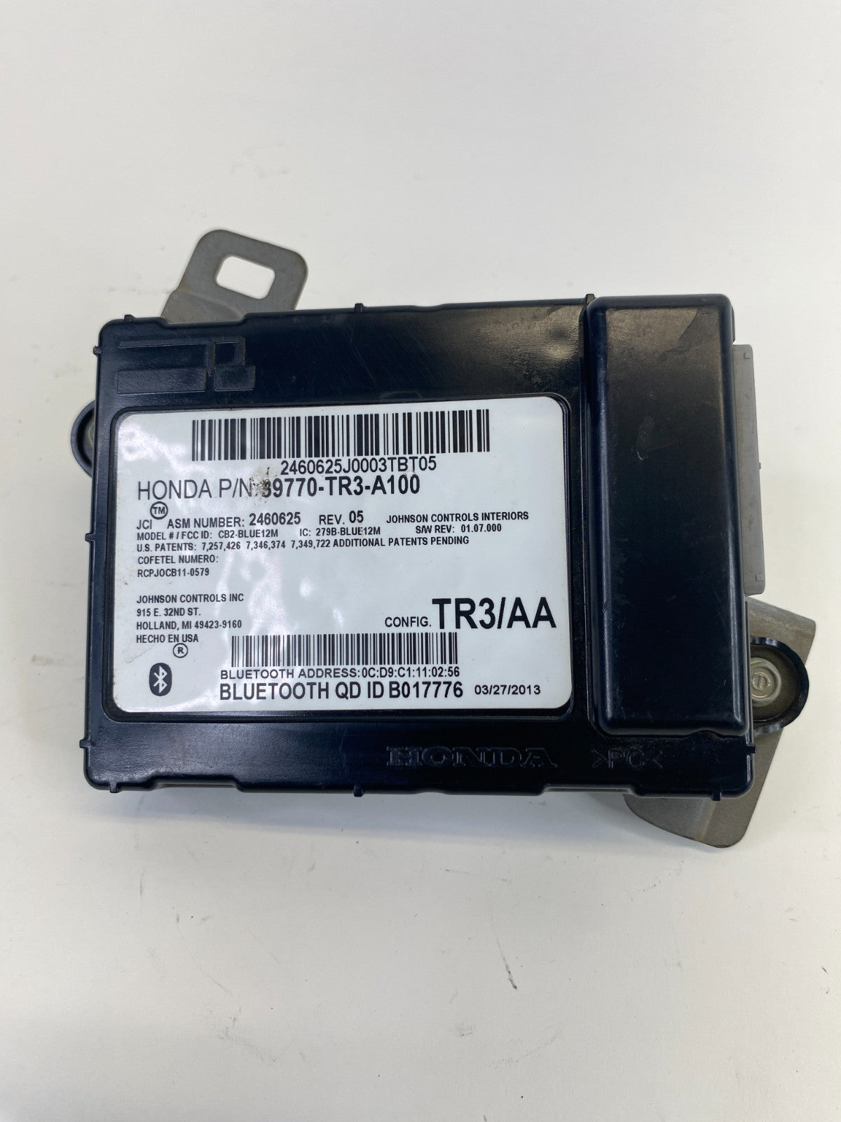 2013-2015 Honda Civic Communication Bluetooth Control Module 39770-TR3-A100 OEM