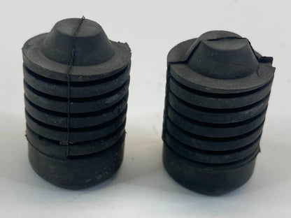 1998-2002 TOYOTA COROLLA FRONT HOOD BUMPER RUBBER ADJUSTMENT PAIR SET OEM