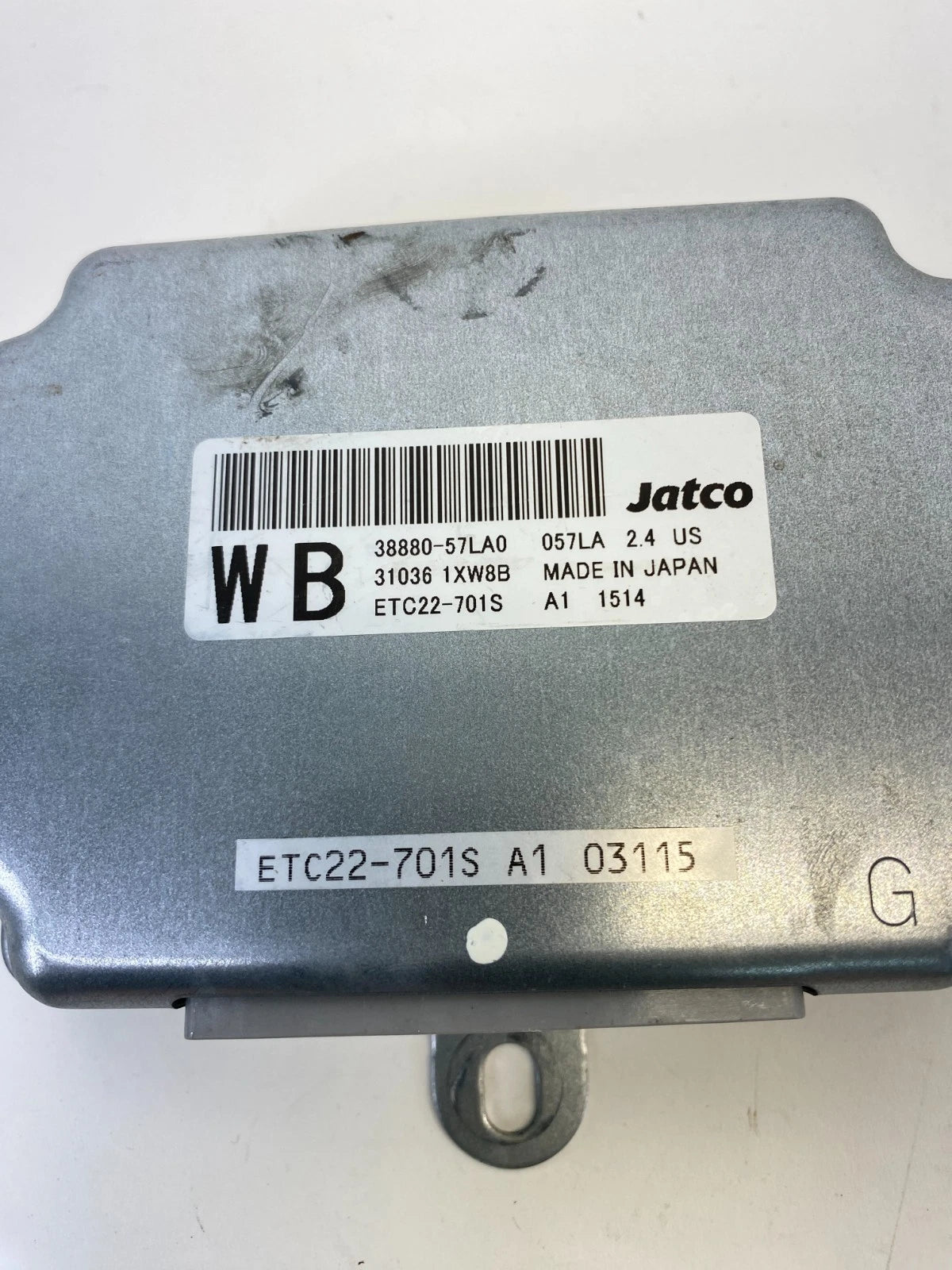 2010-2012 SUZUKI KIZASHI 2.4L TRANSMISSION CONTROL MODULE TCM OEM 38880-57LA0