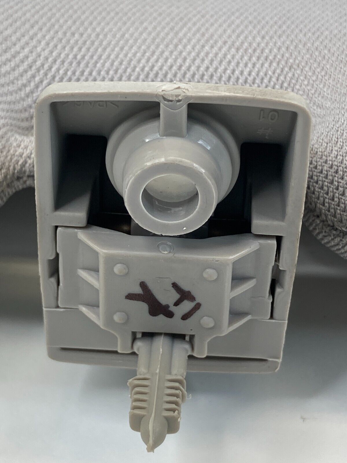 2011-2014 Hyundai Sonata w Sunroof Right Passenger Side Sunvisor Sun Visor Gray