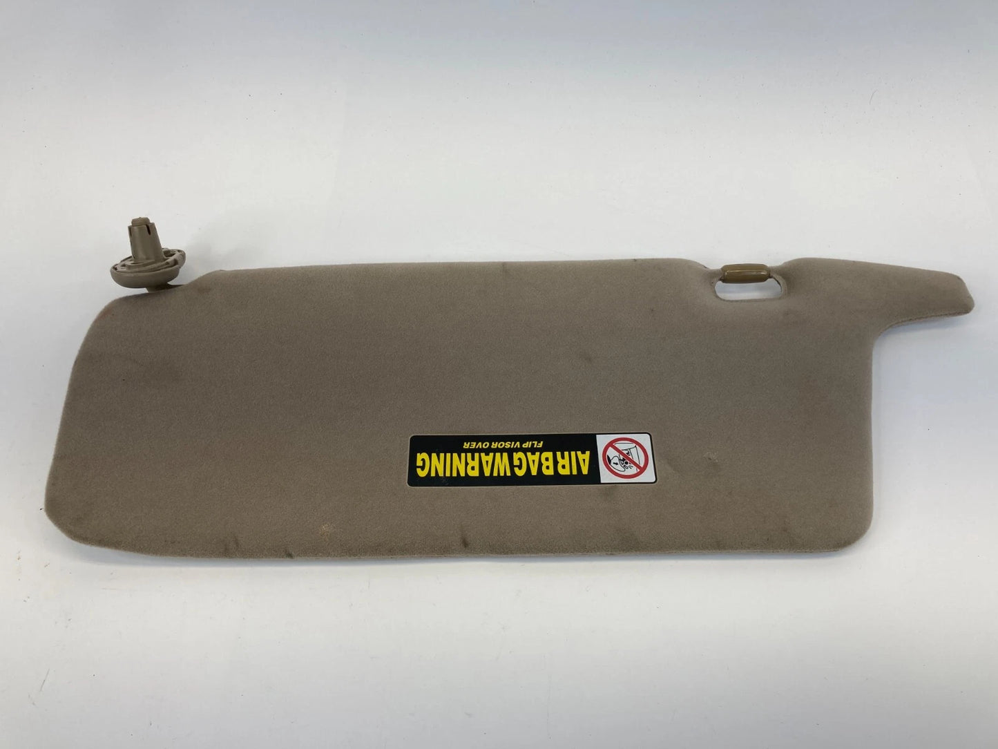 01-05 HONDA CIVIC SEDAN HYBRID RIGHT PASSENGER SIDE SUN VISOR SHADE BEIGE OEM
