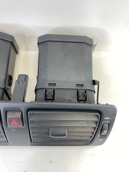 2004-2007 Volvo S40 Center Dash AC Air Vent Grille Duct W/ Hazard Switch OEM