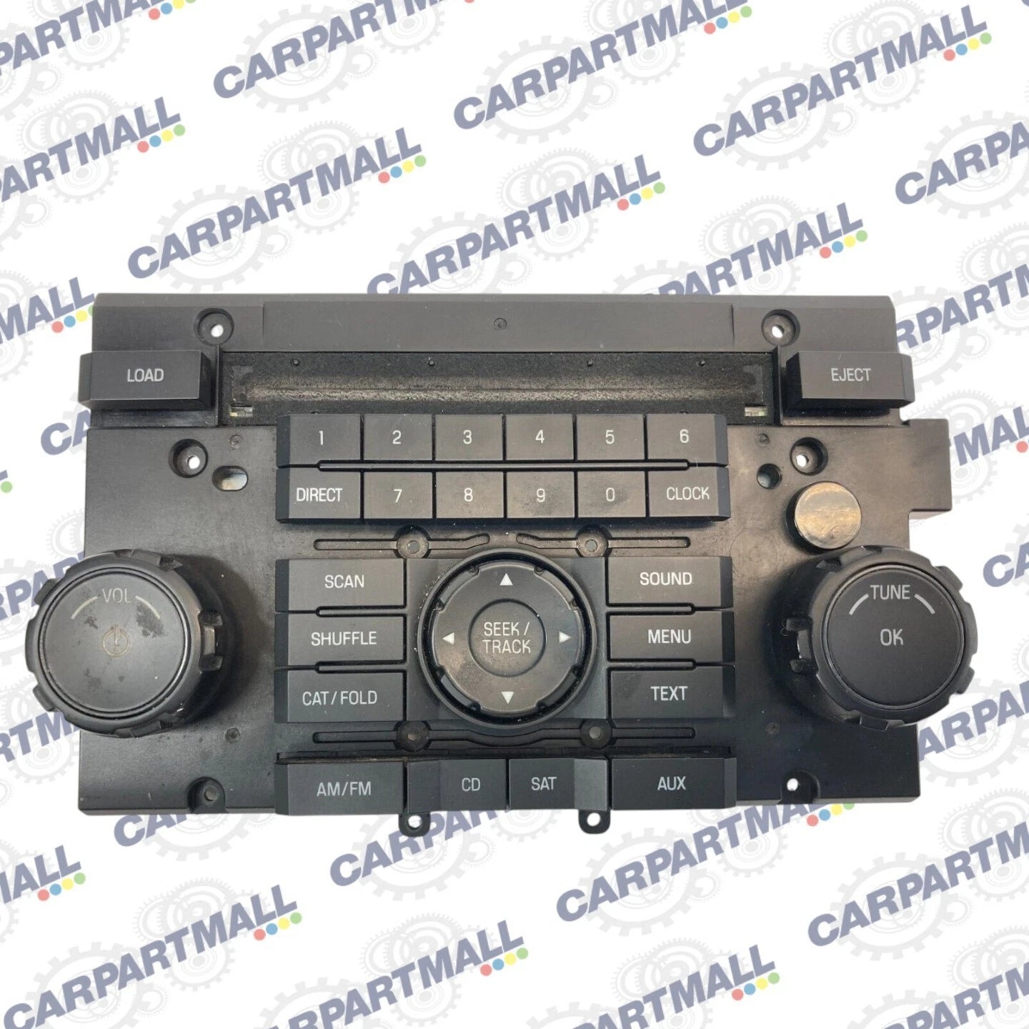 2008 FORD ESCAPE RADIO AM/FM CD PLAYER CONTROL FACEPLATE TRIM 8L8T18A802AHW OEM
