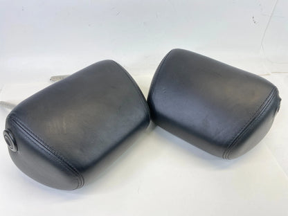 2001-2005 VW JETTA GOLF FRONT LH & RH SET HEADREST HEAD REST LEATHER BLACK OEM