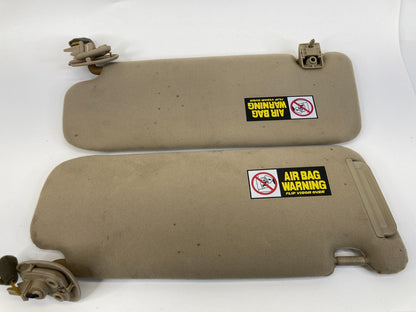 09 10 Hyundai Sonata Roof Left & Right Side Sunvisor Sun Visor Shade Pair OEM